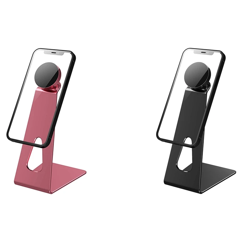 

Cell Phone Stand- Aluminum &Magnetic Multi-Angle Adjustable Desktop Phone Holder Dock Cradle For Iphone