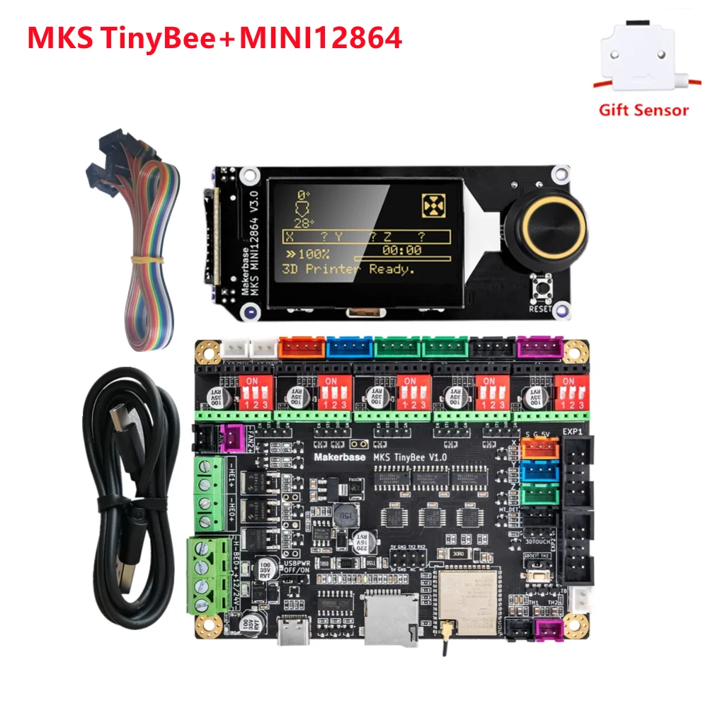 Makerbase MKS TinyBee материнская плата ESP32 wifi MCU 32-битный контроллер для 3D-принтера