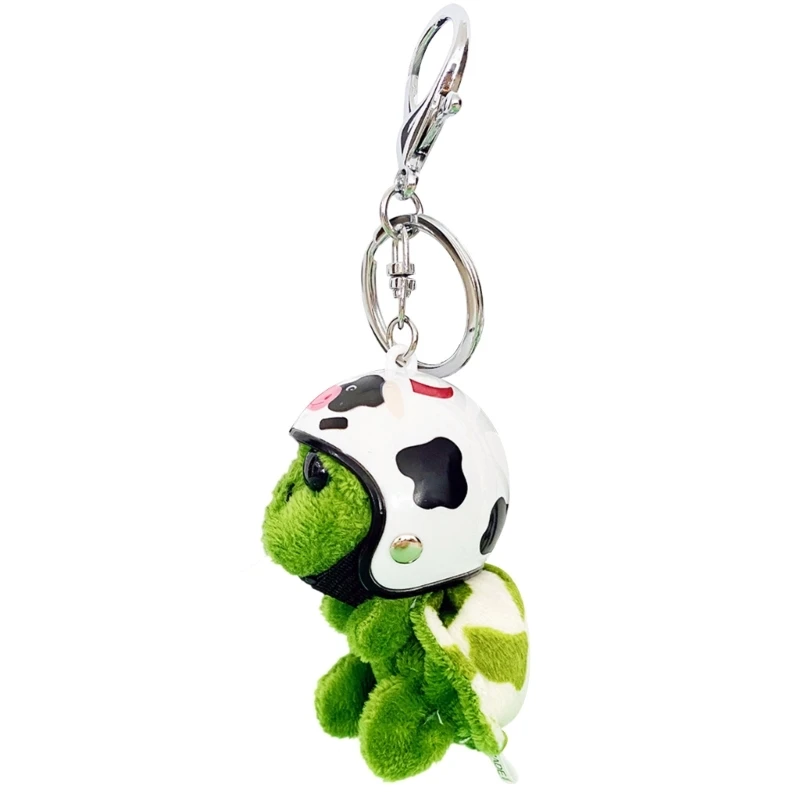 

Fashion Lovely Plush Helmet Keyholder Animal Keychain Bag Charm 57BD