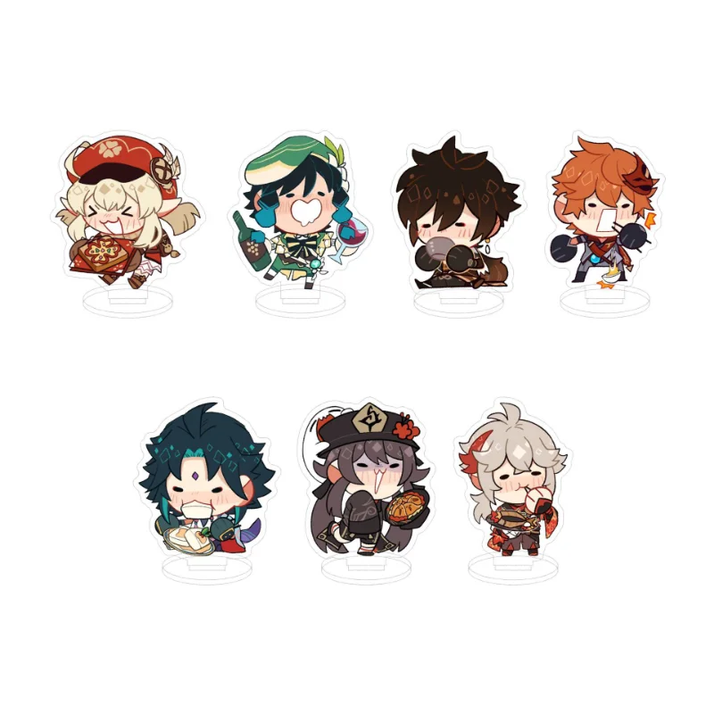 

Аниме Фигурка тартаглия Сяо мультфильм геншин ударные игрушки Фигурки женщины экшн-фигурки шармы подставка фигурка Модель Кукла игрушки а...