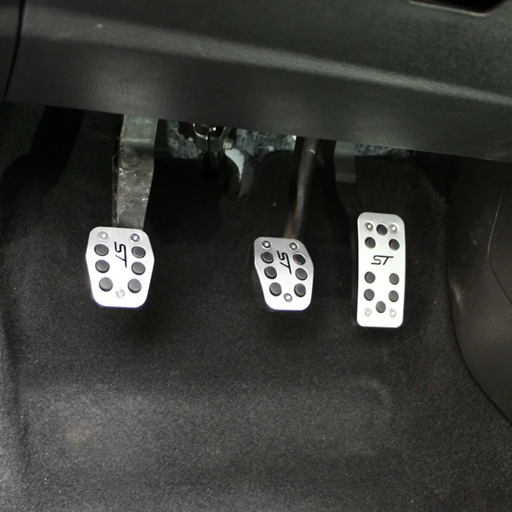 Комплект автомобильных педалей из нержавеющей стали накладки для Ford Focus 2 3 4 MK2 MK3