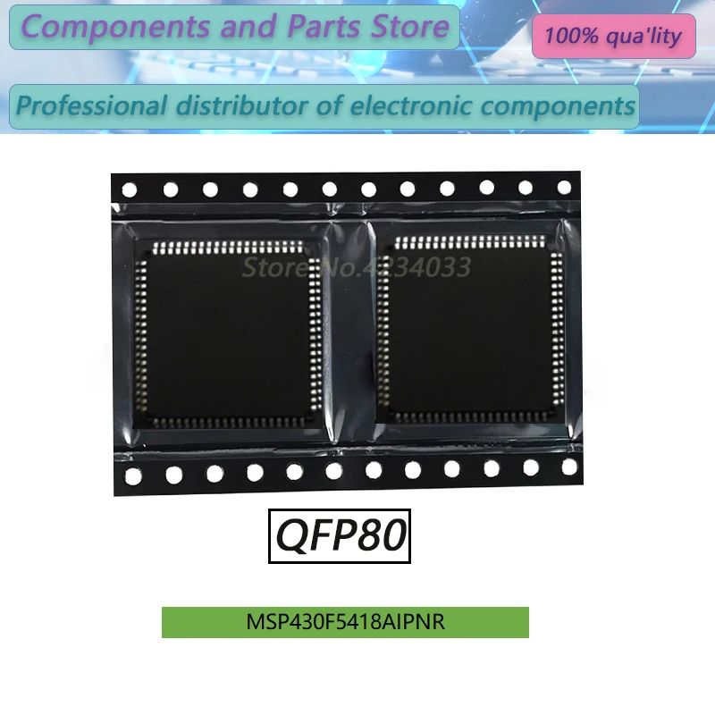 

1PCS MSP430F5418AIPNR QFP80 100% Brand New Original IC MCU