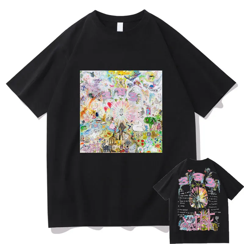 

Swedish Rapper Bladee 333 Graphic T Shirt Summer Men Women Fashion Hip Hop T-shirt New Music Album Tee Mens Oversized Streetwear