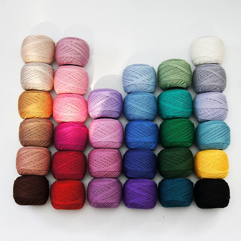 

Lace Thread Knitting Yarn Manual Doll Micro Hook 100% Wool Crochet Thread Mercerized Wool Sewing Thread Lace Thread