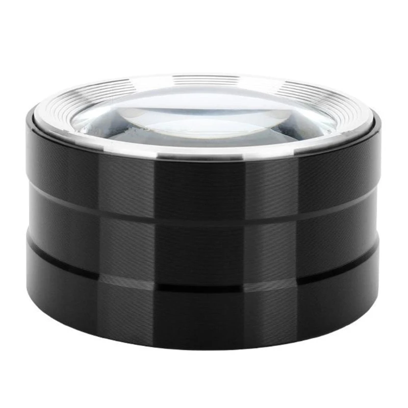

5X Handheld Cylindrical Magnifier LED Jewelry Money Glass Loupe Shatterproof
