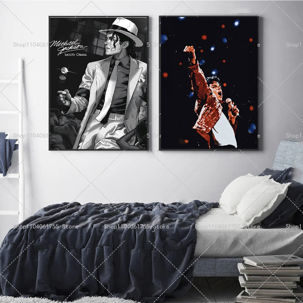 Плакат Майкла Джексона бумажный принт домашняя гостиная спальня вход бар кафе