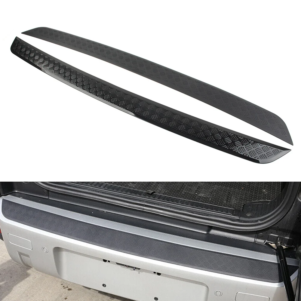 

Матовая черная/глянцевая черная защитная накладка на задний бампер автомобиля для Land Rover Defender 90 110 2020 2021 2022 2023