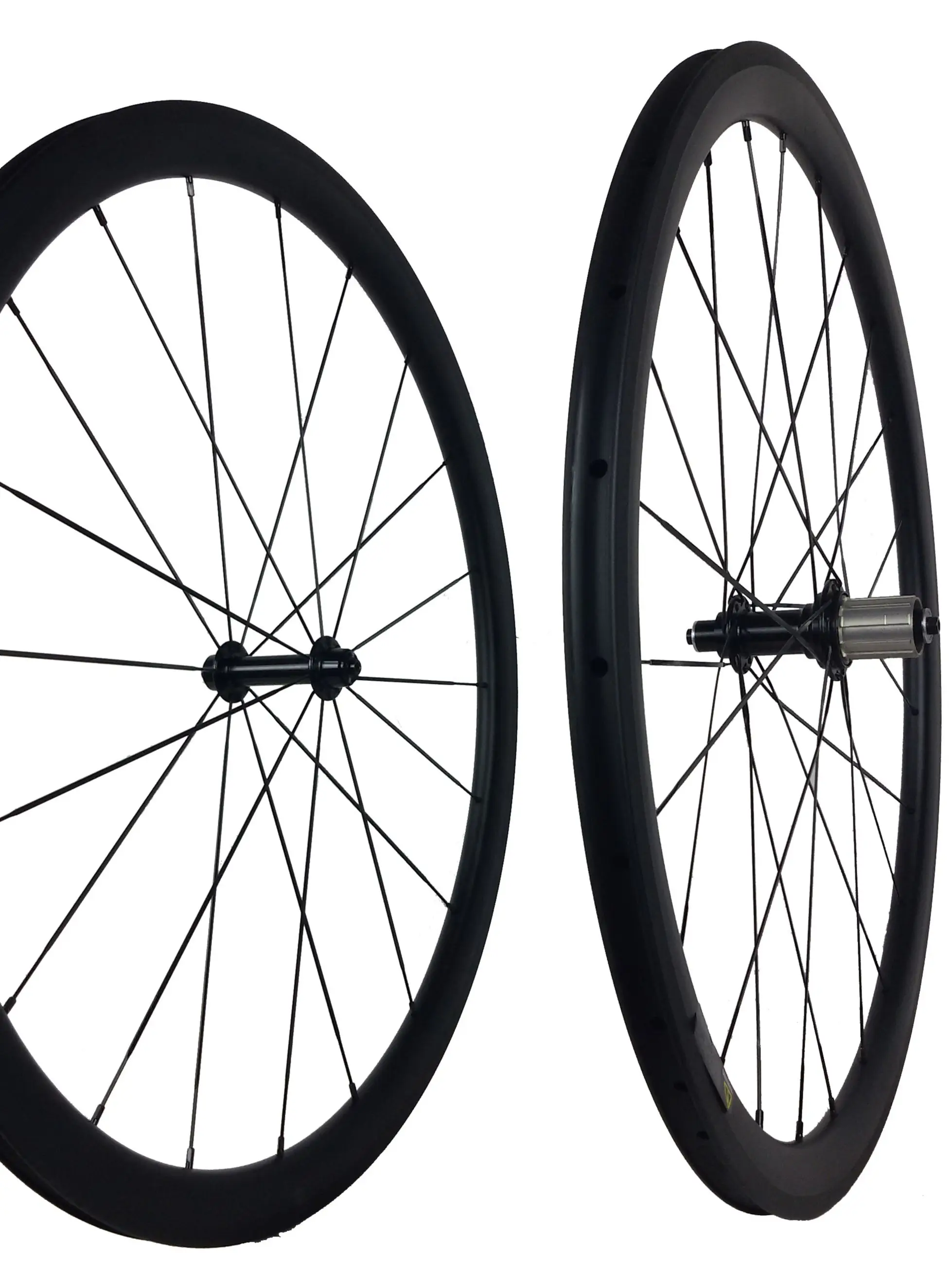 Колесная пара U-профиля шириной 25 мм карбоновое колесо для велосипеда 38