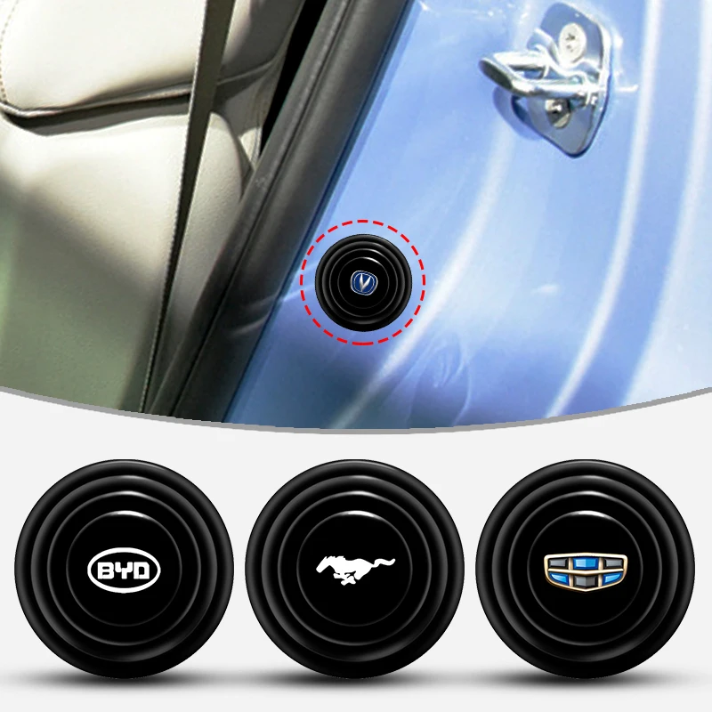 

4pcs Fashion Car Door Shock Security Protection Stickers Absorber for Haval Jolion H6 2021 H3 H2 H5 M4 F7 X H9 Car Accessories