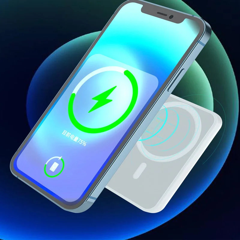 Cena Portable Magnetic Wireless Charger Power Bank External Battery Pack For Magsafe Iphone 13 12 Pro Max Powerbank Spare Battery