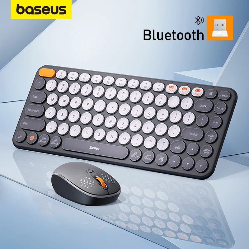 Bluetooth Wireless Computer Keyboard And Mouse Combo With 2.