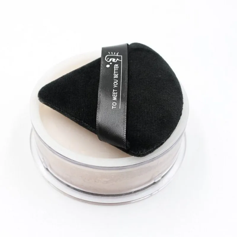 2 шт./пакет мини-Треугольная бархатная пуховка для пудры флакон губка макияжа