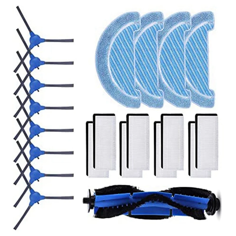 

Набор аксессуаров для робота-пылесоса Cecotec Conga 1090 1790, основная боковая щетка, фильтры НЕРА, ткань для швабры