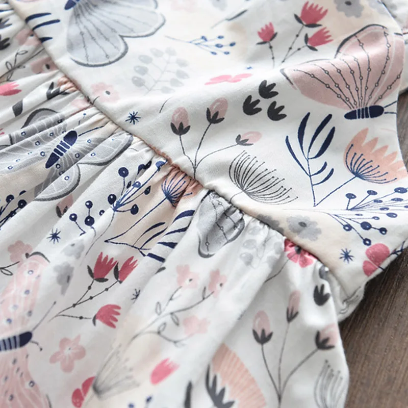 Bear Leader Toddler Baby Princess Dresses 2022 New Summer Newbron Baby Flowers Dresses Floral Costumes Kids Girls Cute Vestidos