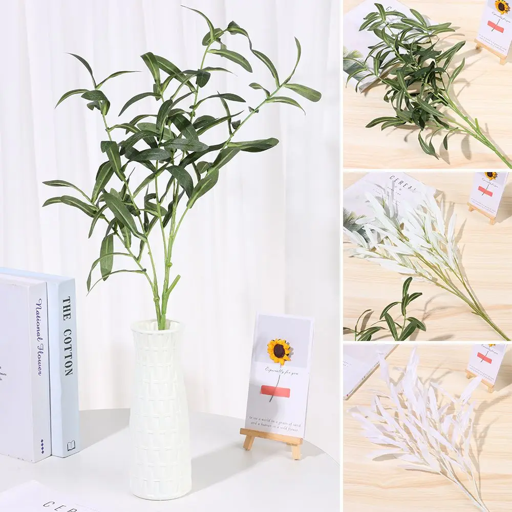 

Garden DIY Wedding Favors Branch Wreaths Decor Artificial Plants Fake Fruits Olive Tree Branches Simulation Leaf