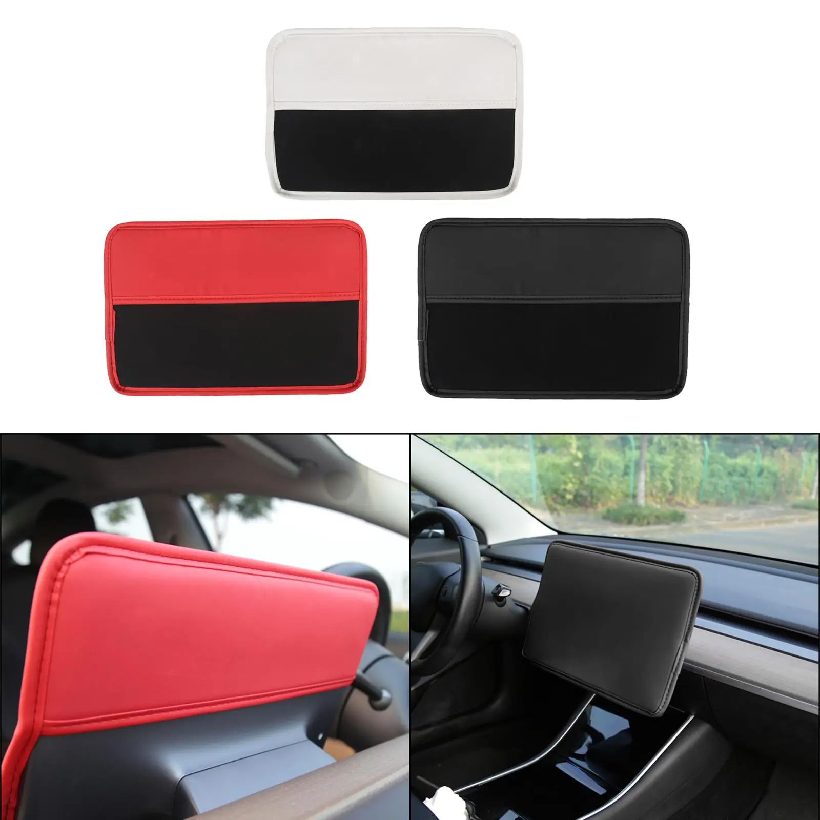

Car Navigation Screen Cover Sunshade Protector for Tesla Model 3 Model Y Car Center Console Screen Scratch Proof Dust Cover
