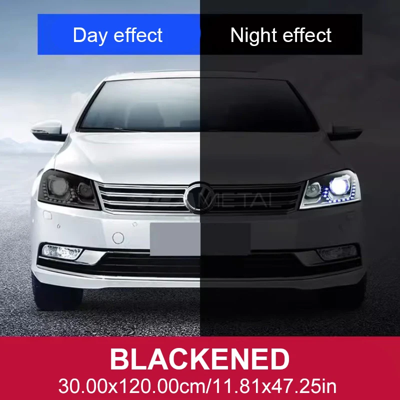 

Фотохромная Пленка BLALION Из ТПУ Для Автомобильных Фар, Защитная Наклейка HD От Царапин, Черный/фиолетовый