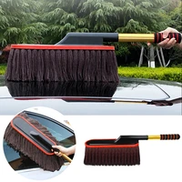 retractable microfiber car duster car wax brush exterior removing cheaner for furniture cleaning tool microfiber car washer