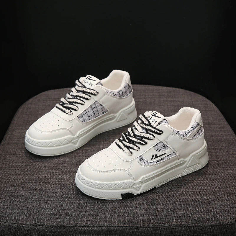 Классические Женские Кроссовки На Плоской Платформе Нескользящая Толстая