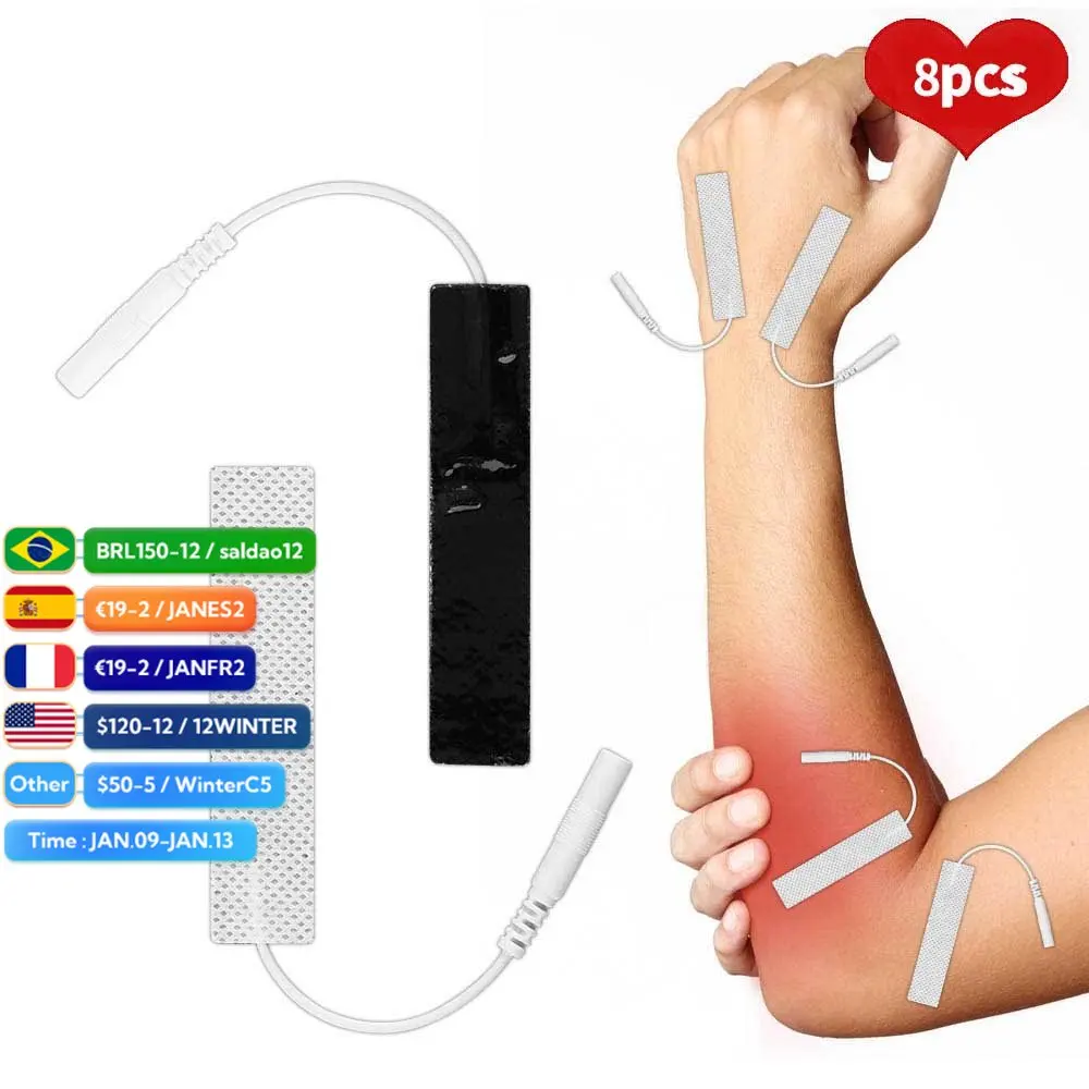 

8 шт., электрические импульсные массажеры для тела