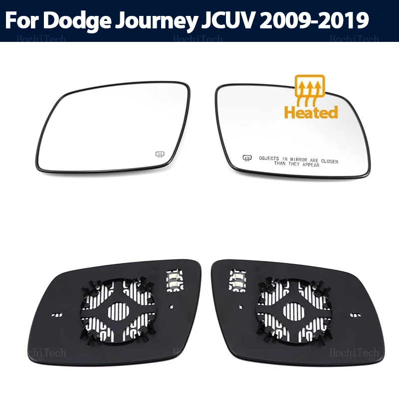 

Нагревательное боковое зеркало, стеклянный объектив, дверное крыло, зеркало заднего вида, стекло для Dodge Journey JCUV 2009-2019, аксессуары