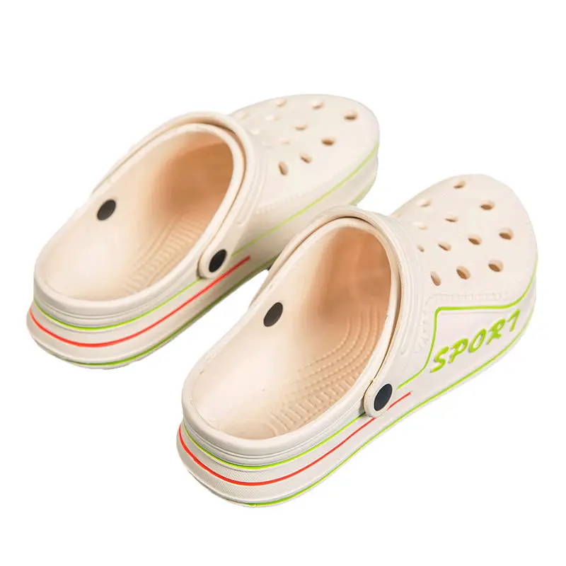 New Summer Fishing Shoes Sandals Men's Holes Sandals Hollow Breathable Flip Flops Croc Shoes Fashion Beach Slippers enlarge