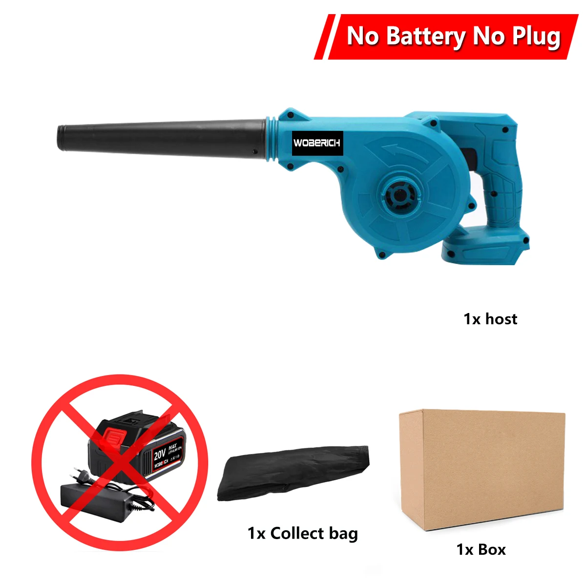 Беспроводной садовый вентилятор и всасывающий портативный ручной компьютерный пылесборник для листьев, очиститель, электроинструмент для батареи Makita 18 В