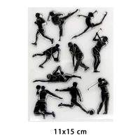 new arrival golf clear stamps for diy scrapbooking crafts stencil fairy rubber stamps card make photo album decoration