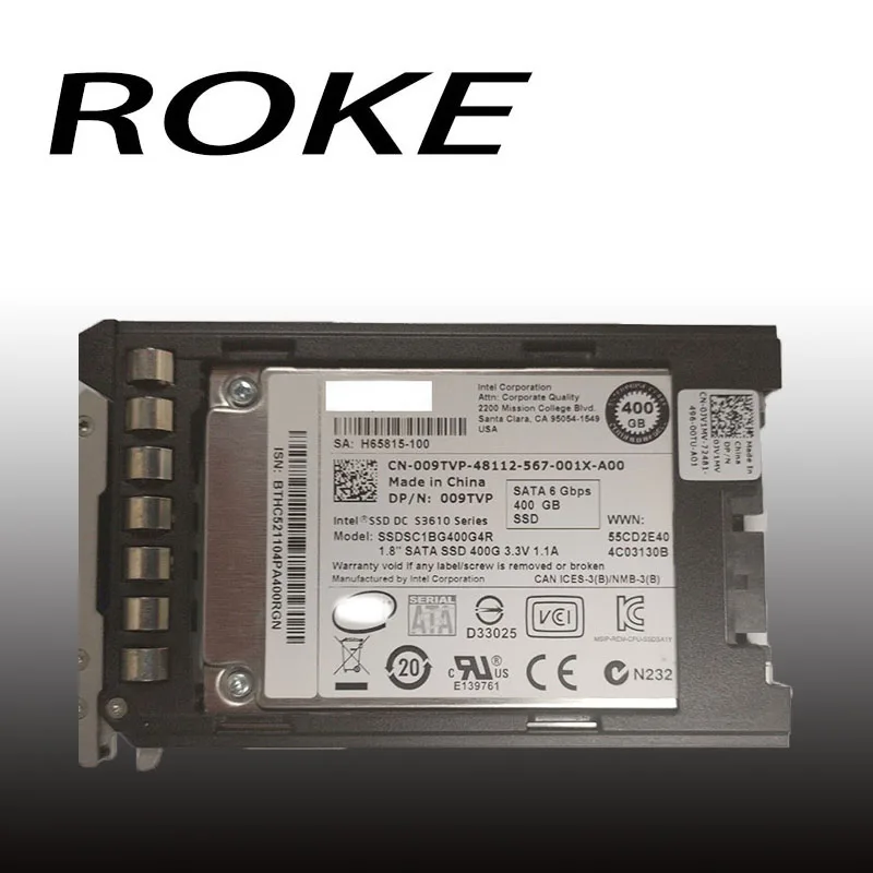 Для Dell 400 Гб 6 Гб/с SATA MU MLC 1 8 SSD S3610 (SSDSC1BG400G4R) с лотком