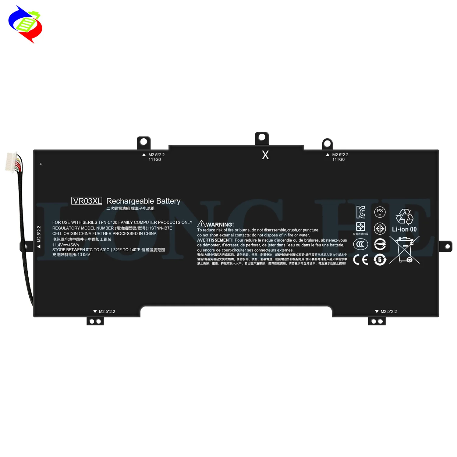 Фото Аккумулятор для ноутбука VR03XL VR03 для HP Envy 13-D Series 13-D000 13-D010NR 13-D008NA 13-D040WM №2