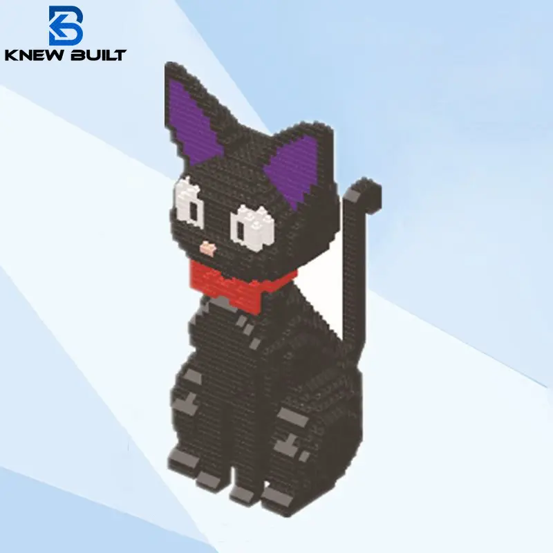 

Doubuilt Black Cat Model Mini Building Blocks Children Learning Toys for Kid Boy Girl Squirrel Shiba Inu Gift Pet Style Brick