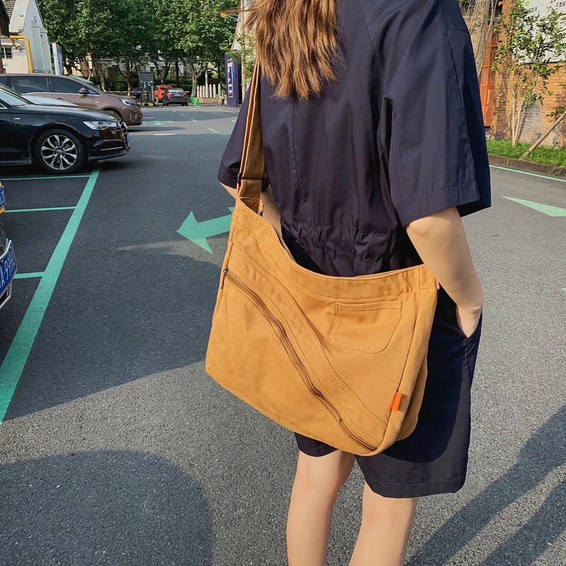 High Quality Unisex Street Trend Crossbody Bag Large Capacity Personalit Messenger Bag Casual Tooling Style Bag INS Shoulder Bag