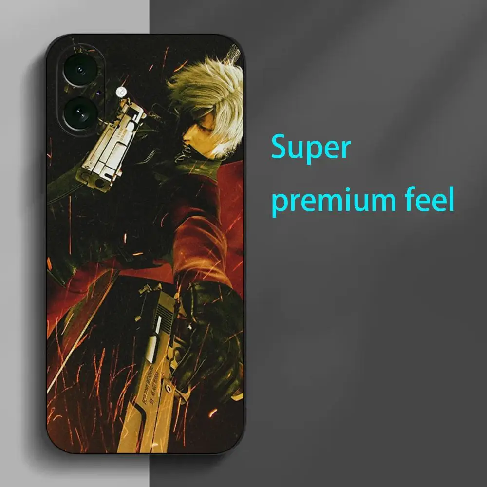 Фото Популярный чехол для телефона с дизайном из игры Devil May Cry для iPhone 17 16 15 14 13 12 X XR XS 8 Plus Mini Pro Max, мягкий черный ударопрочный чехол. №3