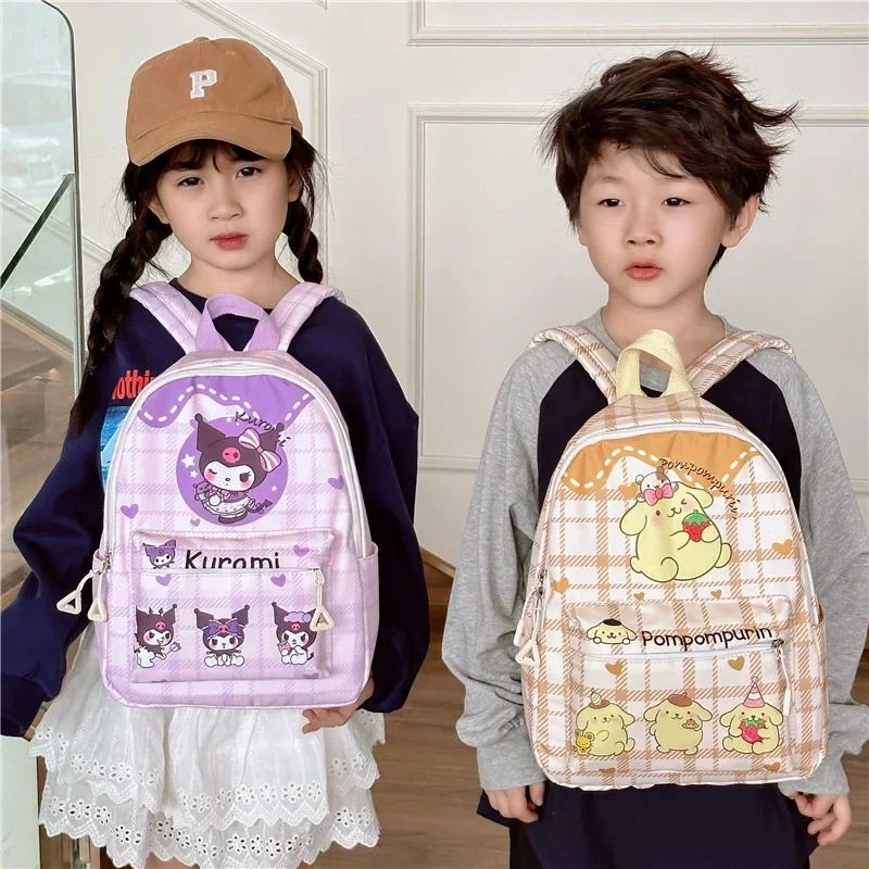 Полный спектр рюкзаков Sanrio HelloKitty Kuromi детский сад милая школьная сумка Kawaii модная