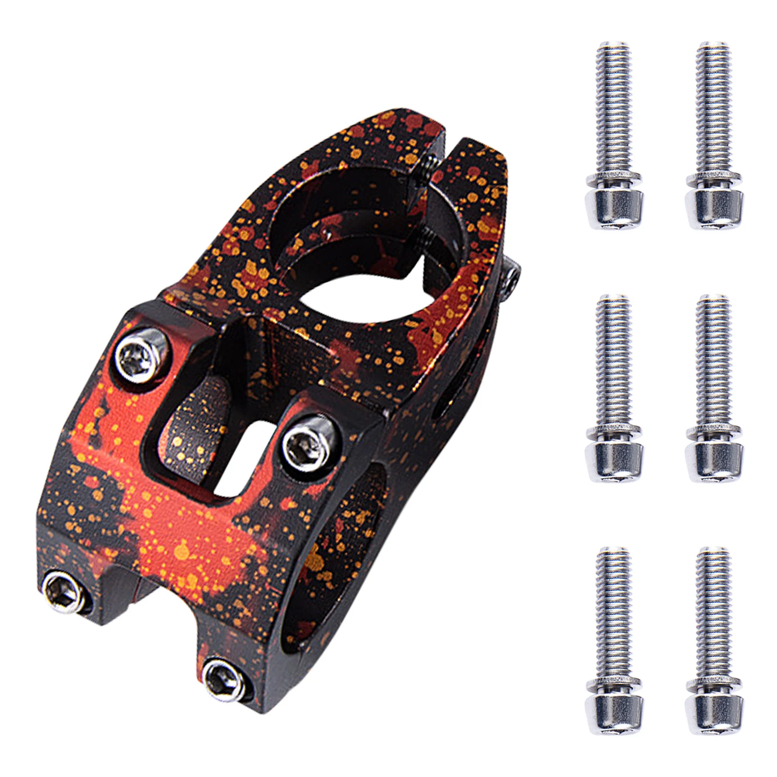 

31.8mm Aluminum Alloy Stem Bike Handlebar Ultra Light Short Handlebar Riser Ultra Light Handlebar Riser Aluminum Alloy Material