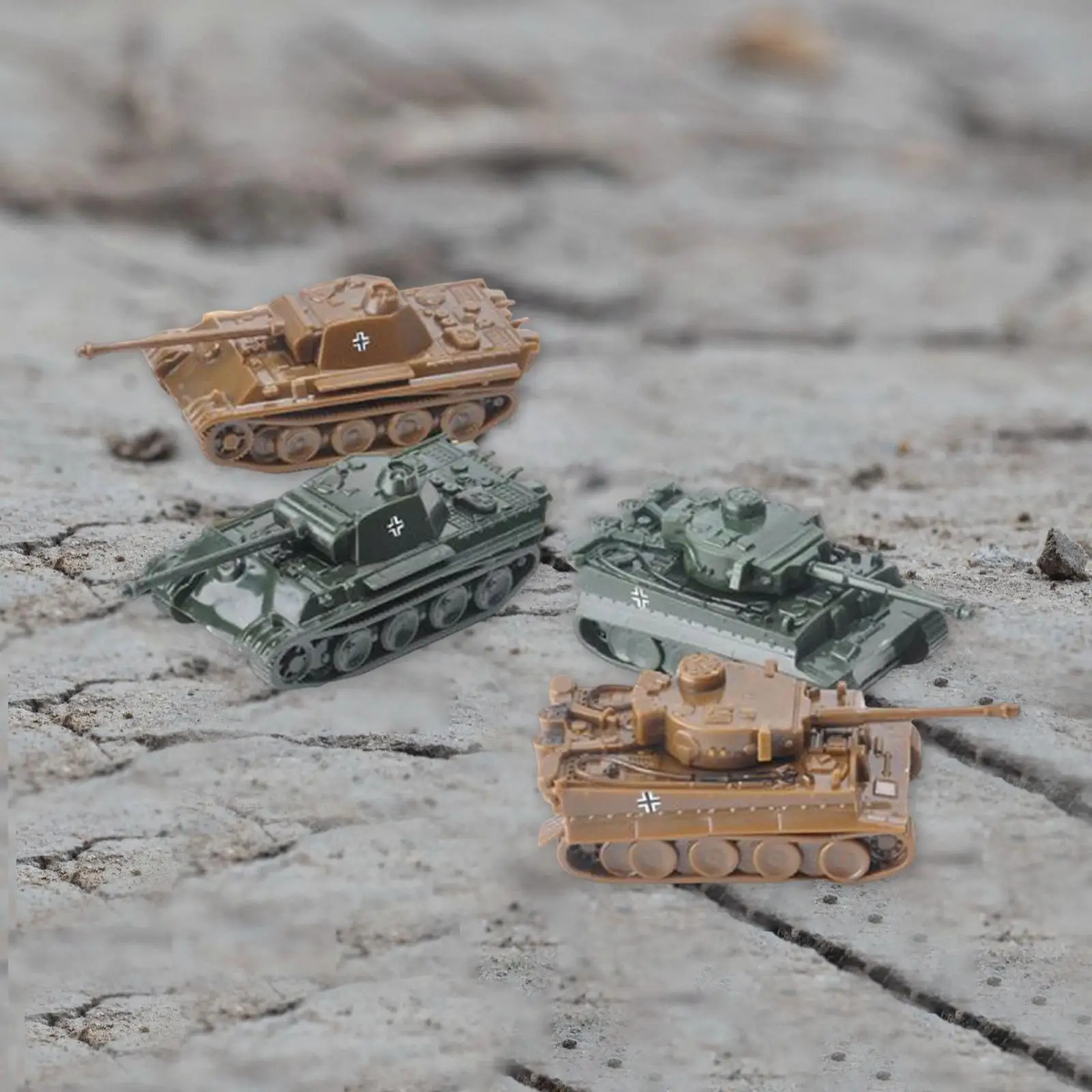 

1/144 Scale Tank Model Kits 10 4D Puzzles Tank Model Brain Teaser Puzzle Plz05 for Children Boys Adults Kids
