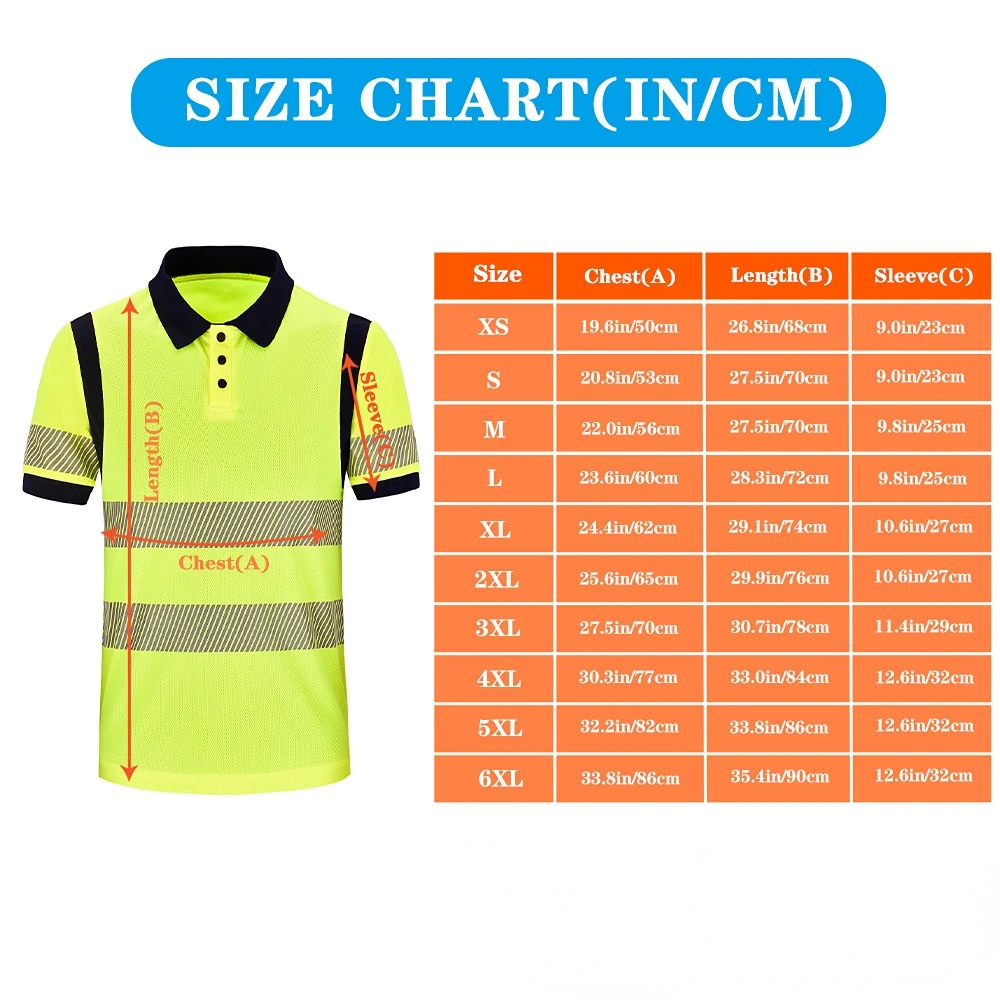 Светоотражающая футболка с высокой видимостью для автомобиля безопасная