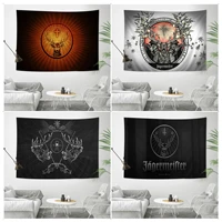 jagermeister deer logo colorful tapestry wall hanging hanging tarot hippie wall rugs dorm ins home decor
