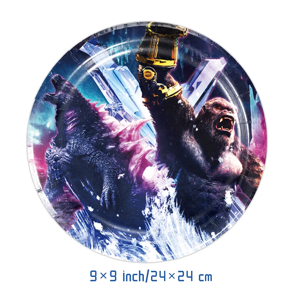 Набор Одноразовой Посуды На Тему Дня Рождения Godzilla King Monster - Бумажные Тарелки