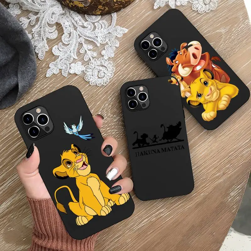 Силиконовый чехол Simba Lion King для телефона мягкий iphone 13 12 11 Pro Mini XS MAX 8 7 Plus X 2020 XR |