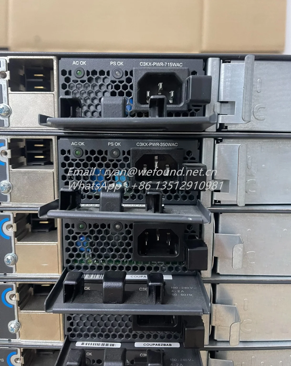 C3KX-PWR-715WAC для коммутаторов Cisco избыточные блоки питания