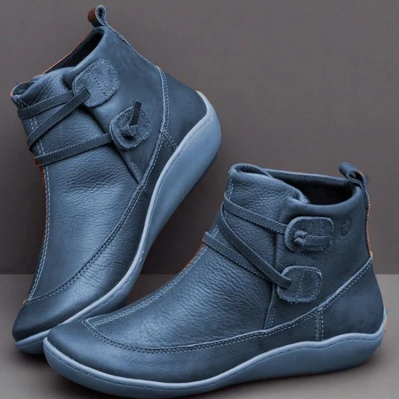 

Ankle Boots for Women Spring Fashion Casual Walking Chelsea Boots Female Everyday Flats Short Cowboy Botas Size 43 Women Shoes