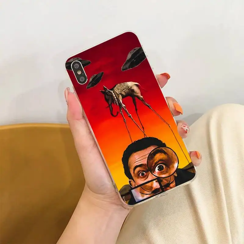 Чехол для телефона LVTLV Сальвадор Дали iPhone 11 12 13 mini pro XS MAX 8 7 6 6S Plus X 5S SE 2020 XR |