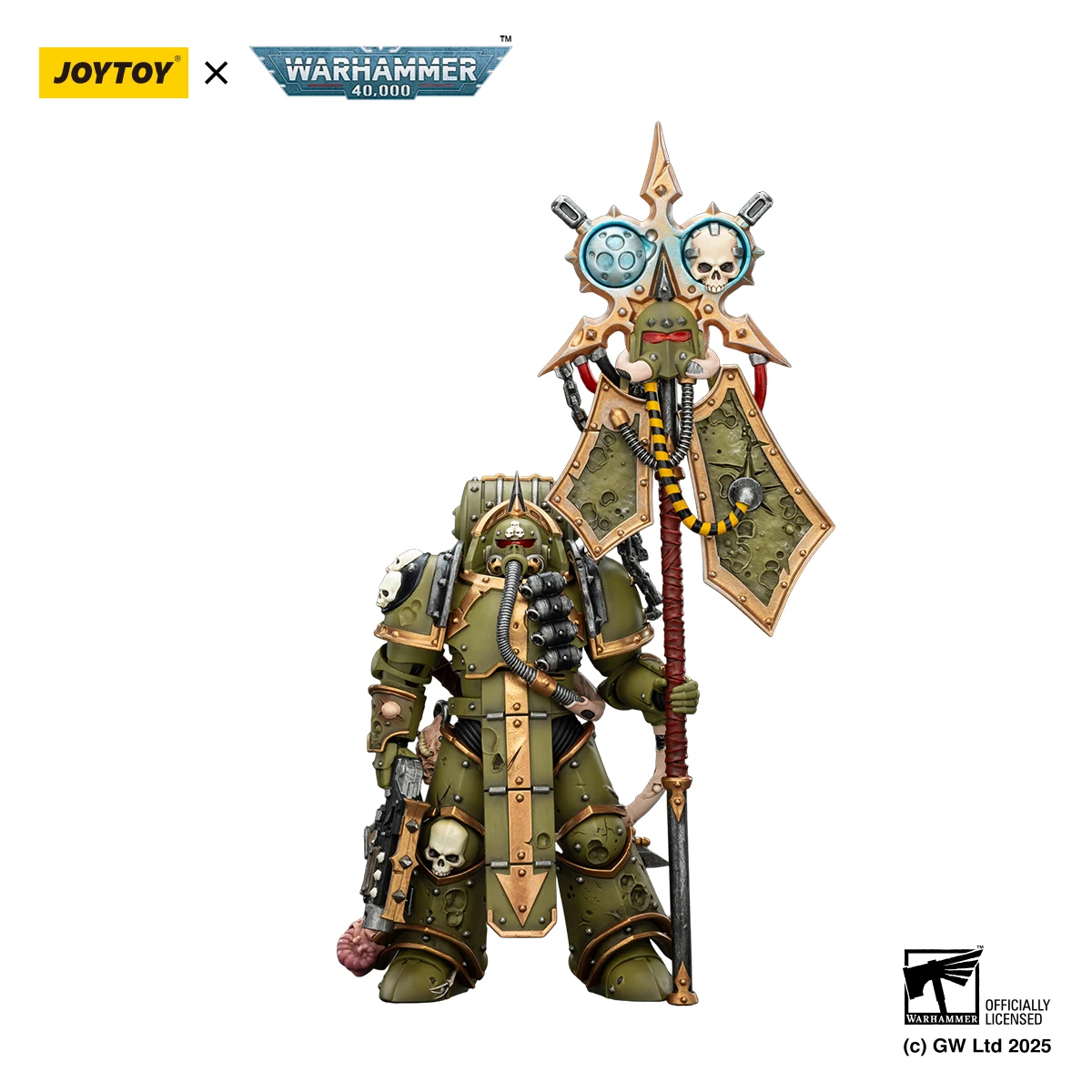 [В НАЛИЧИИ] JOYTOY Warhammer 40K 118 Фигурка Death Guard Blightlord Terminato, 4 шт., аниме-модель (art.: 3920d97f866dc) - 3920d97f866dc
