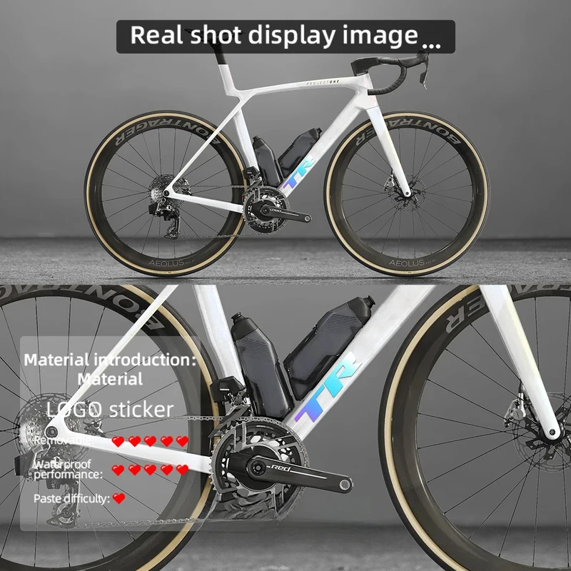 Фото Наклейки на раму велосипеда TREK Madone 8-го поколения SL9, виниловые наклейки для изменения цвета, комплект наклеек с логотипом. №3