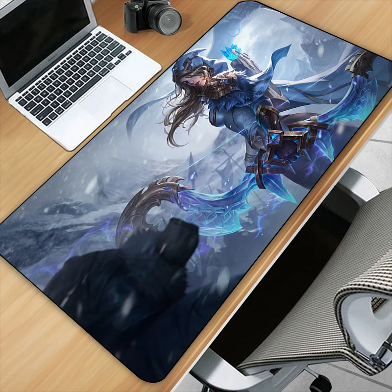 

LOL KDA HD Печать XXXL Коврик Для Мыши Компьютерный ПК геймерский полная популярная большая настольная накладка компьютерный коврик для клавиату...