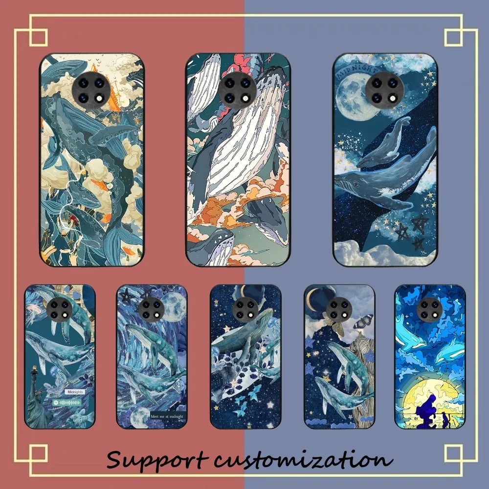 

Killer Whale Phone Case For Redmi Note 4 X 5 A 6 7 8 Pro T 9 Pro 9S 10 Pro 11 Pro 11S 11Epro PocoM3pro