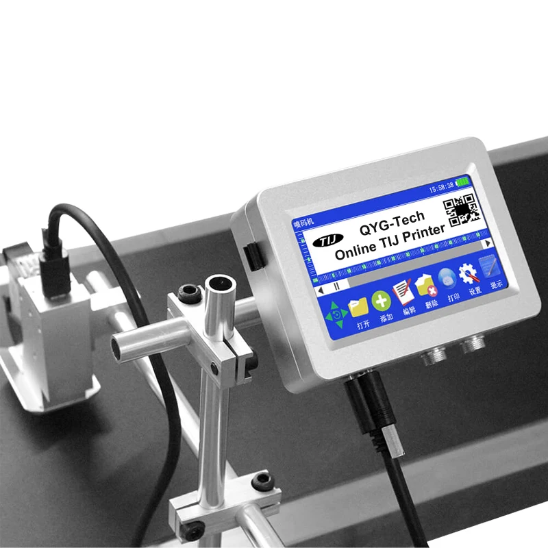 

Industrial Multi Language Online TIJ Thermal Inkjet Printer Batch Coding Machine Expiry Date Printing Machine For Conveyor Belt