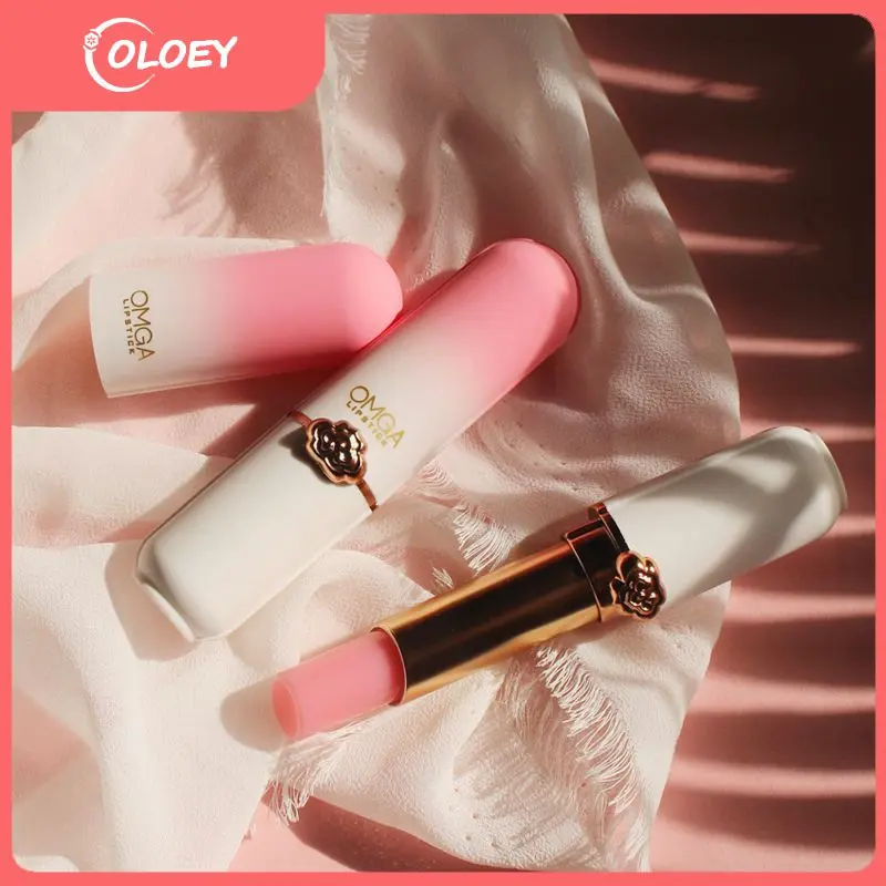 

Peach Pink Color Changing Lipstick Moisturizing Lasting Lip Gloss Lip Nourishing Colored Lip Balm Lips Makeup Repair Dry Lips