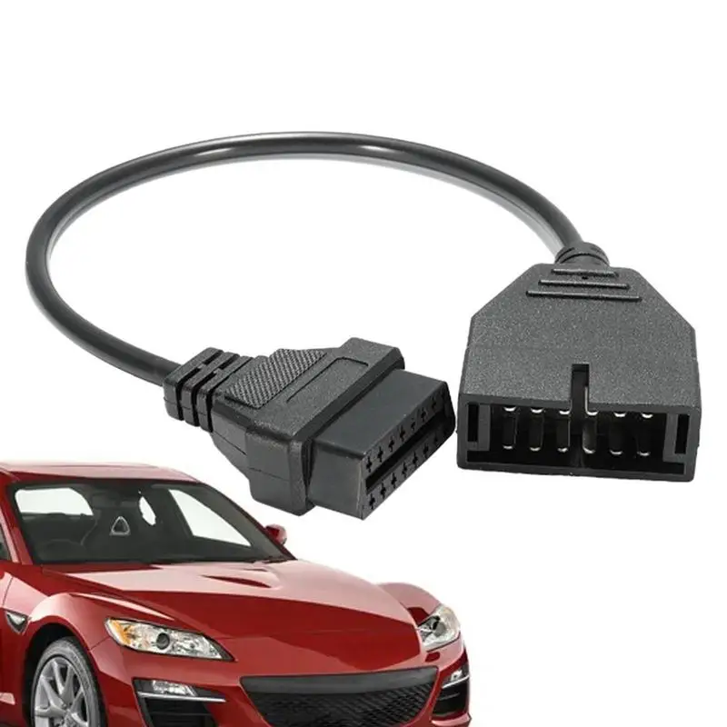 Адаптер OBD2 для 12 Pin к ODB2 16-контактный кабель для 12 OBDII коннектор OBD1 адаптер кабель инструмент для автодиагностики
